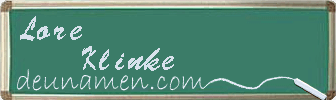 Lore Klinke Visitenkarte